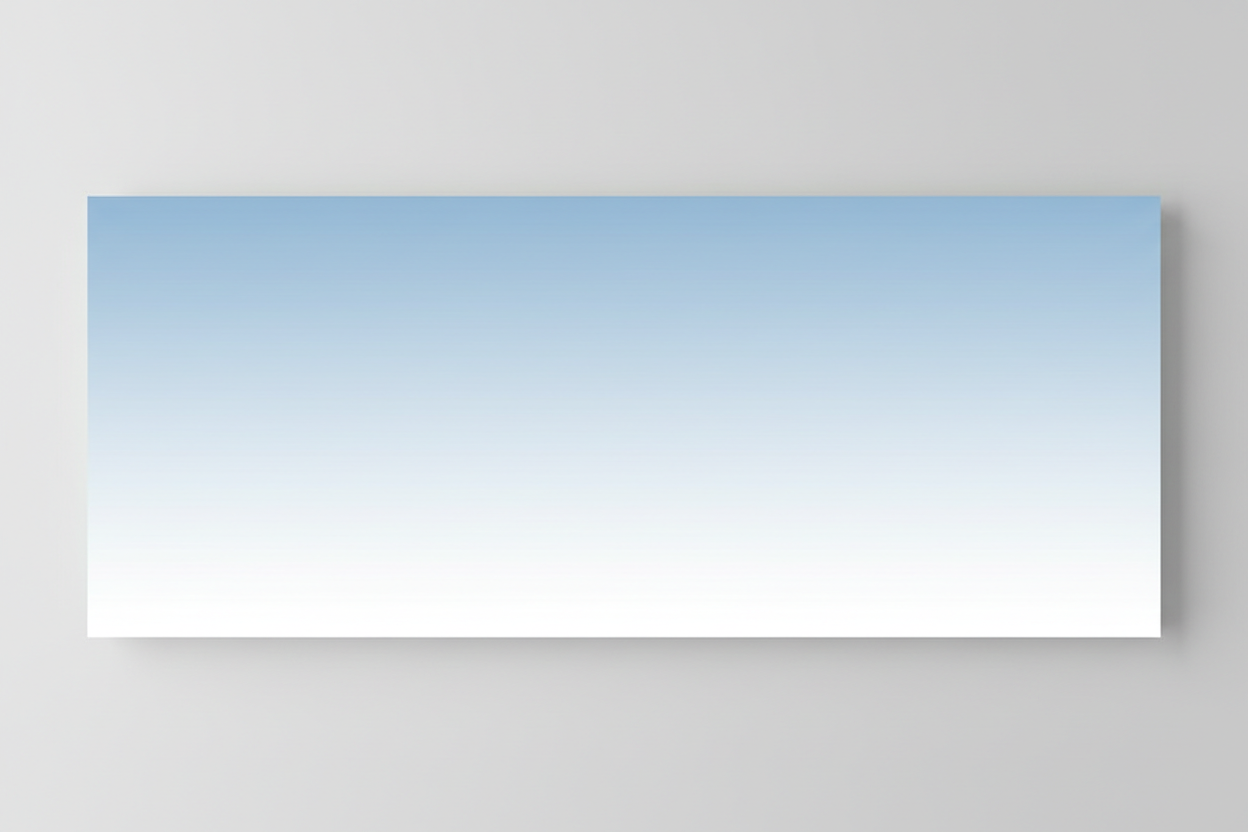 Gradient banner #acd4ff to white