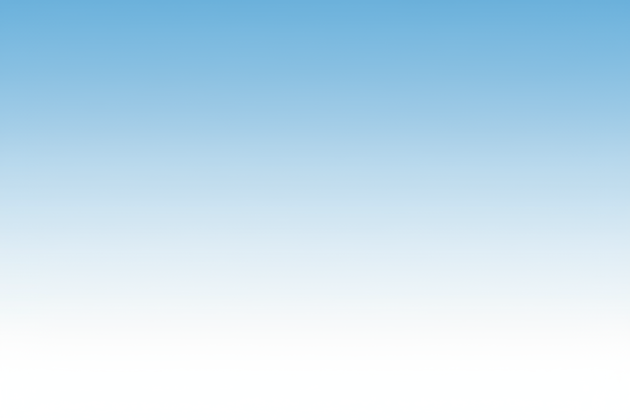 Light blue to white gradient banner